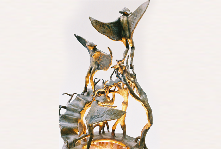 Guardian Angels Sculpture View 4